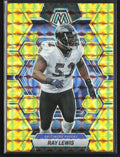 Ray Lewis 2023 Panini Mosaic Reactive Yellow #17 Baltimore Ravens