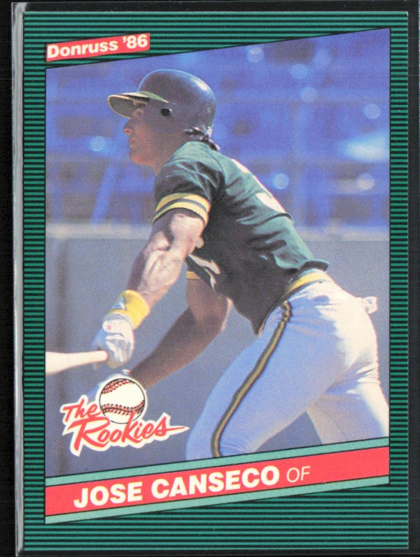 Jose Canseco 1986 Donruss RC #22 Oakland Athletics