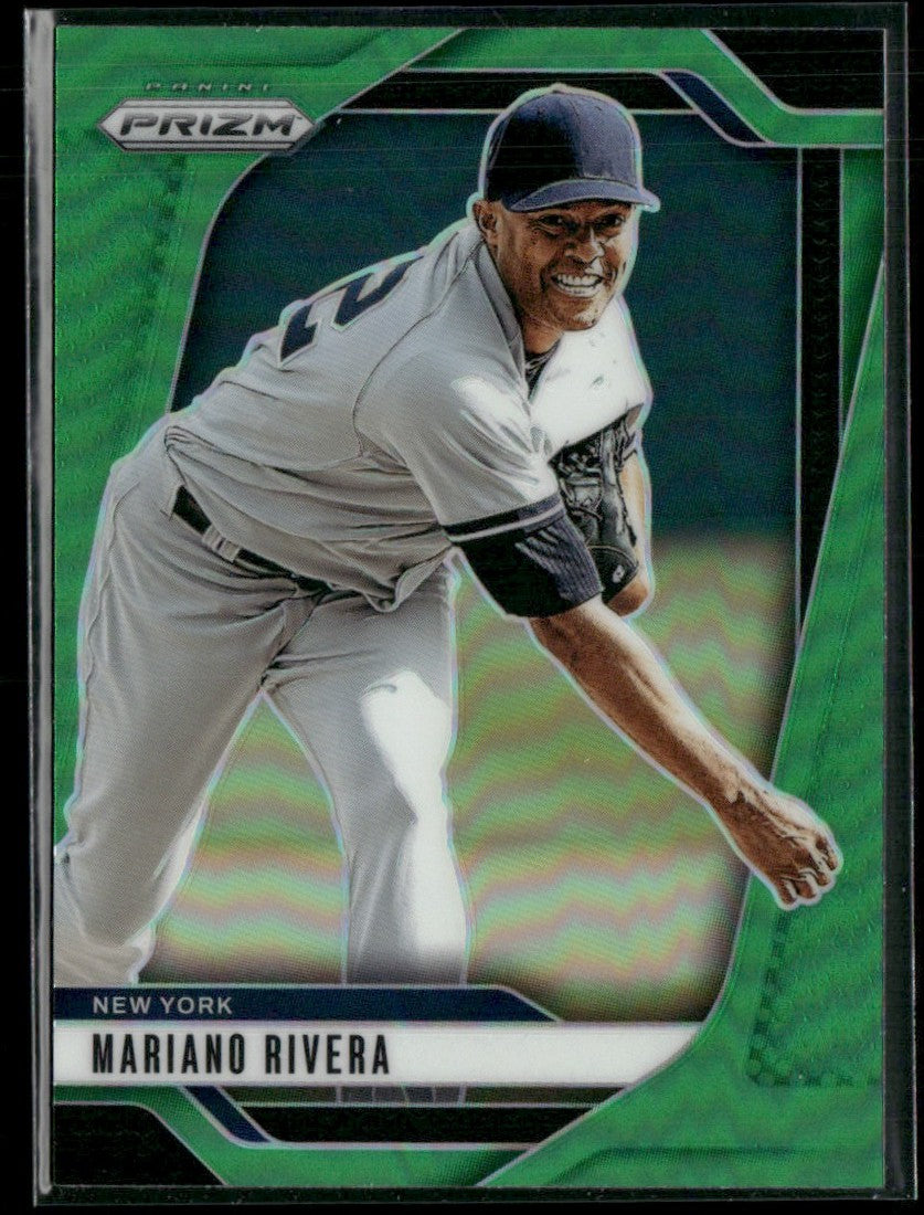 Mariano Rivera 2025 Panini Prizm Green #172 New York Yankees