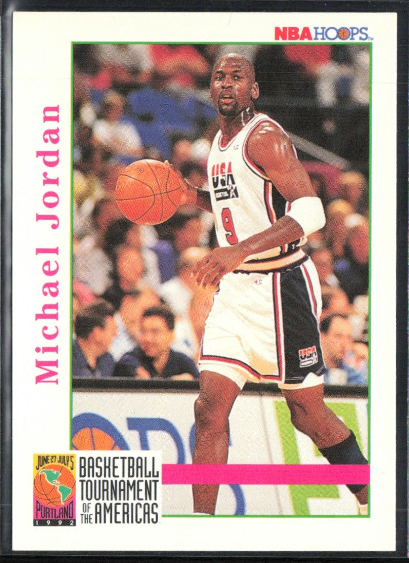 Michael Jordan 1992 NBA Hoops #341 USA