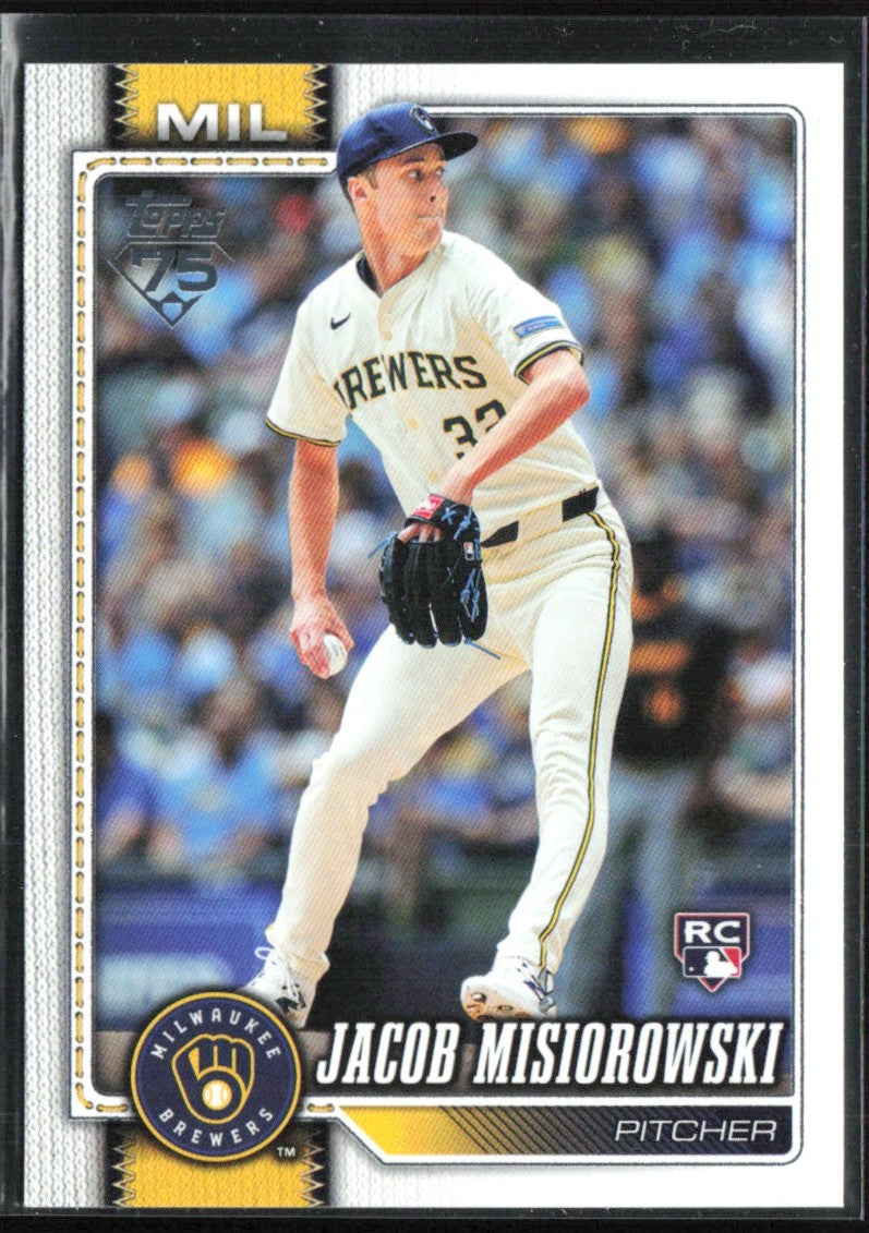 Jacob Misiorowski 2026 Topps RC #10 Milwaukee Brewers