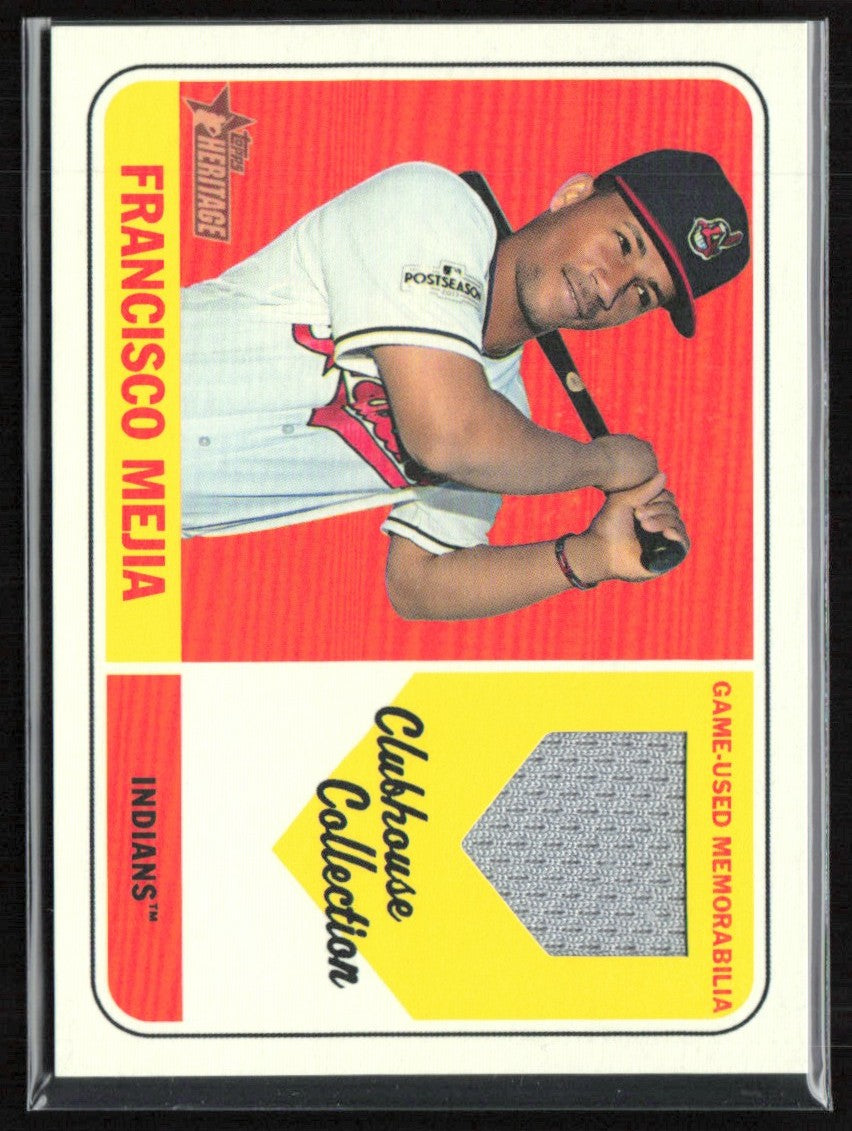 Francisco Mejia 2018 Topps Heritage Clubhouse Collection Jersey #CCR-FM