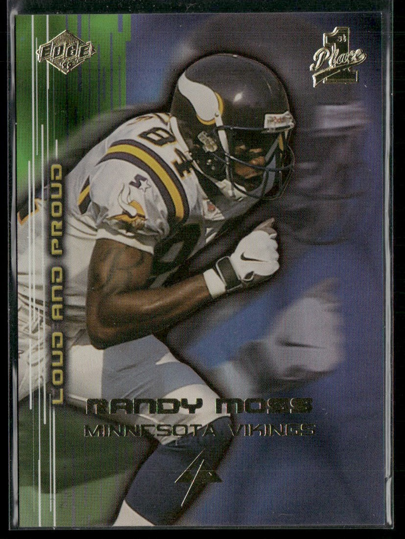 Randy Moss 1999 Collector's Edge 1st Place Loud and Proud #LP06