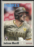 Jackson Merrill 2024 Topps Archives RC #156 San Diego Padres