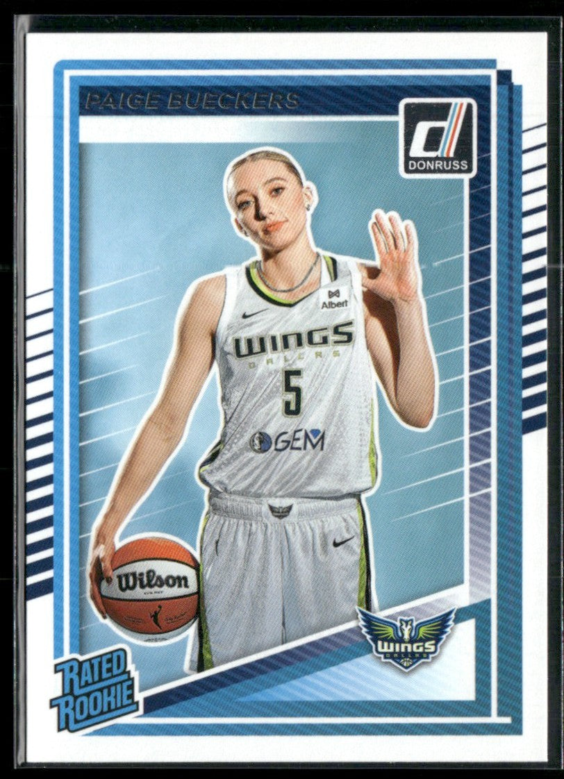 Paige Bueckers 2025 Donruss RC #86 Dallas Wings