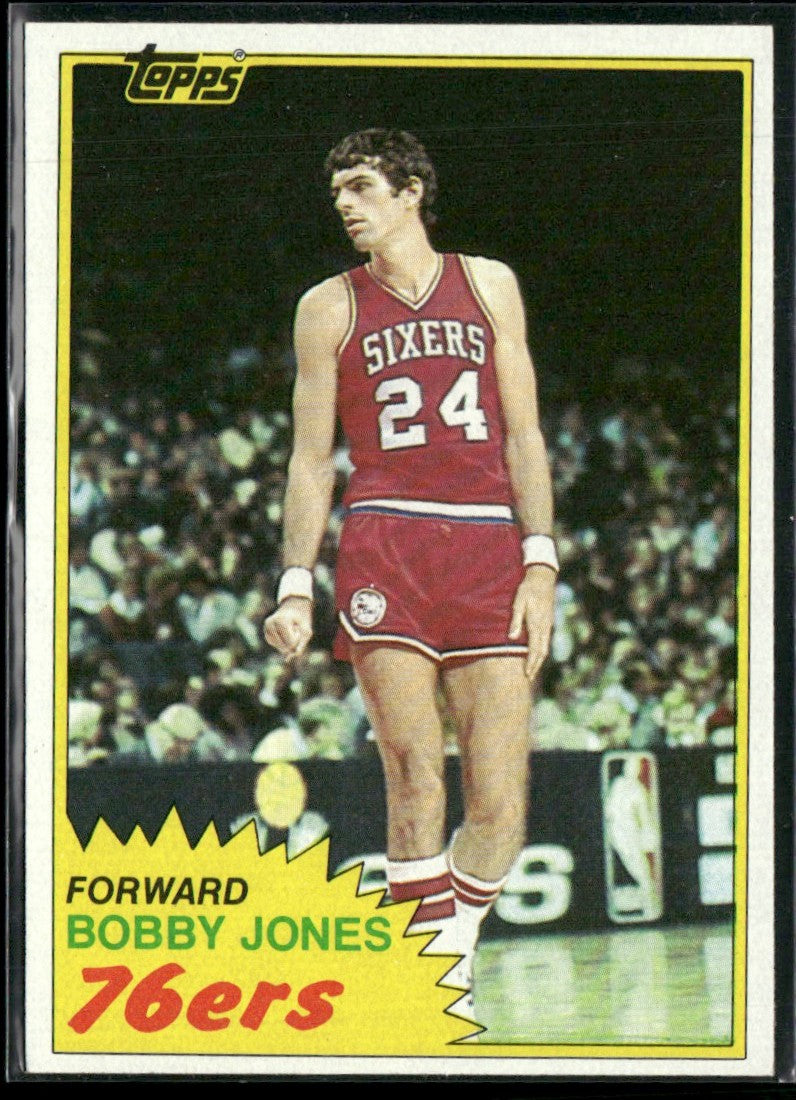 Bobby Jones 1981 Topps #32 Philadelphia 76ers