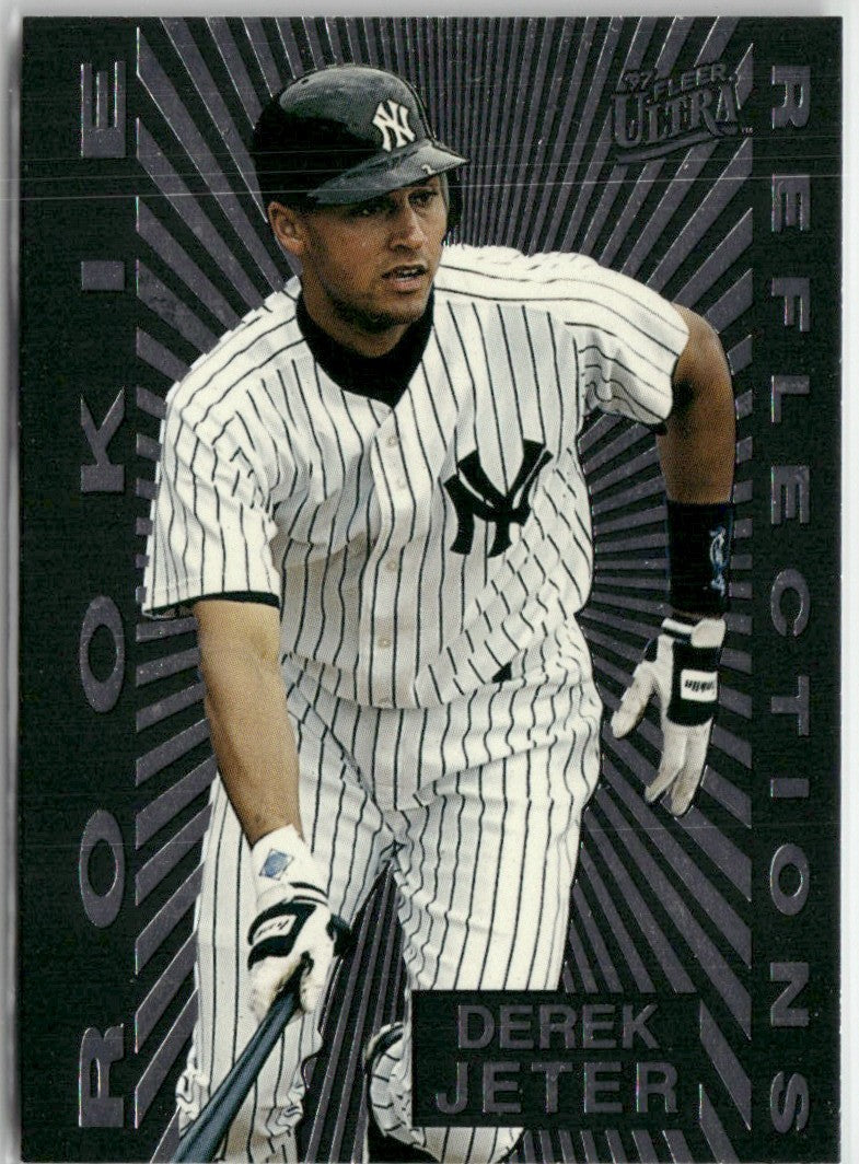 Derek Jeter 1997 Fleer Ultra Rookie Reflections #5 New York Yankees