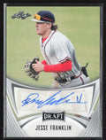 Jesse Franklin 2021 Leaf Draft AUTO #BA-JF2 Atlanta Braves