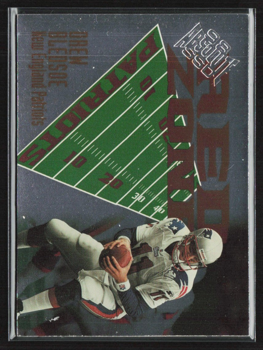 Drew Bledsoe 1998 Playoff Absolute SSD Red Zone #11 New England Patriots