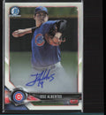 Jose Albertos 2018 Bowman Chrome AUTO #BCPA-JAL Chicago Cubs