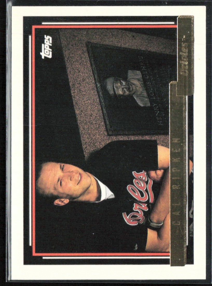 Cal Ripken Jr. 1992 Topps Gold #40 Baltimore Orioles