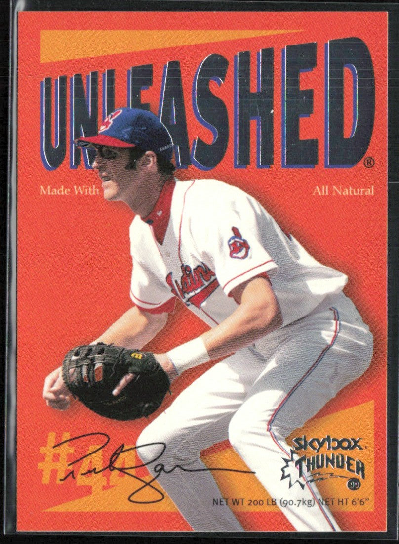 Richie Sexson 1999 SkyBox Thunder Unleashed #14 Cleveland Indians