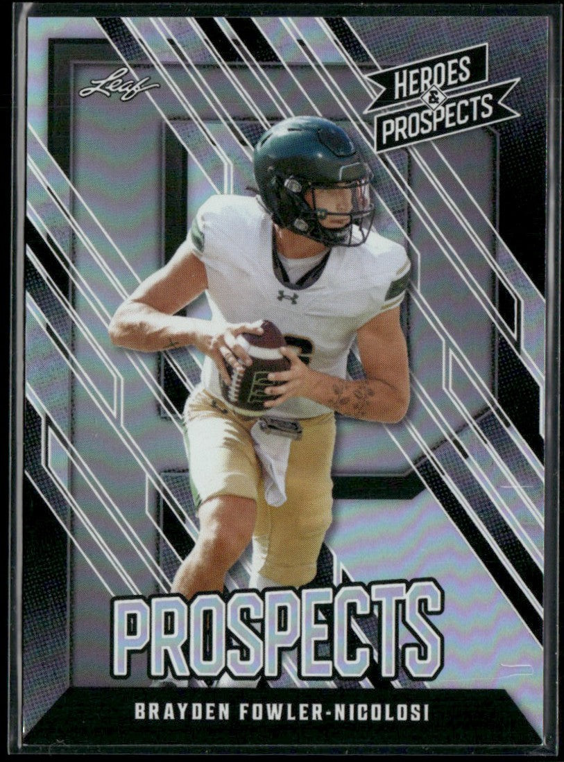 Brayden Fowler-Nicolosi 2024 Leaf Heroes & Prospects /199 #22 Los Angeles Rams