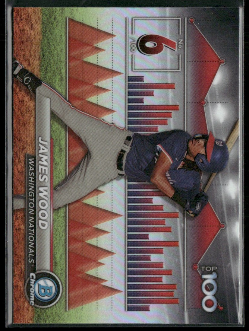 James Wood 2024 Bowman Scouts' Top 100 #BTP-6 Washington Nationals