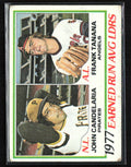 John Candelaria/Frank Tanana 1978 Topps League Leaders #207