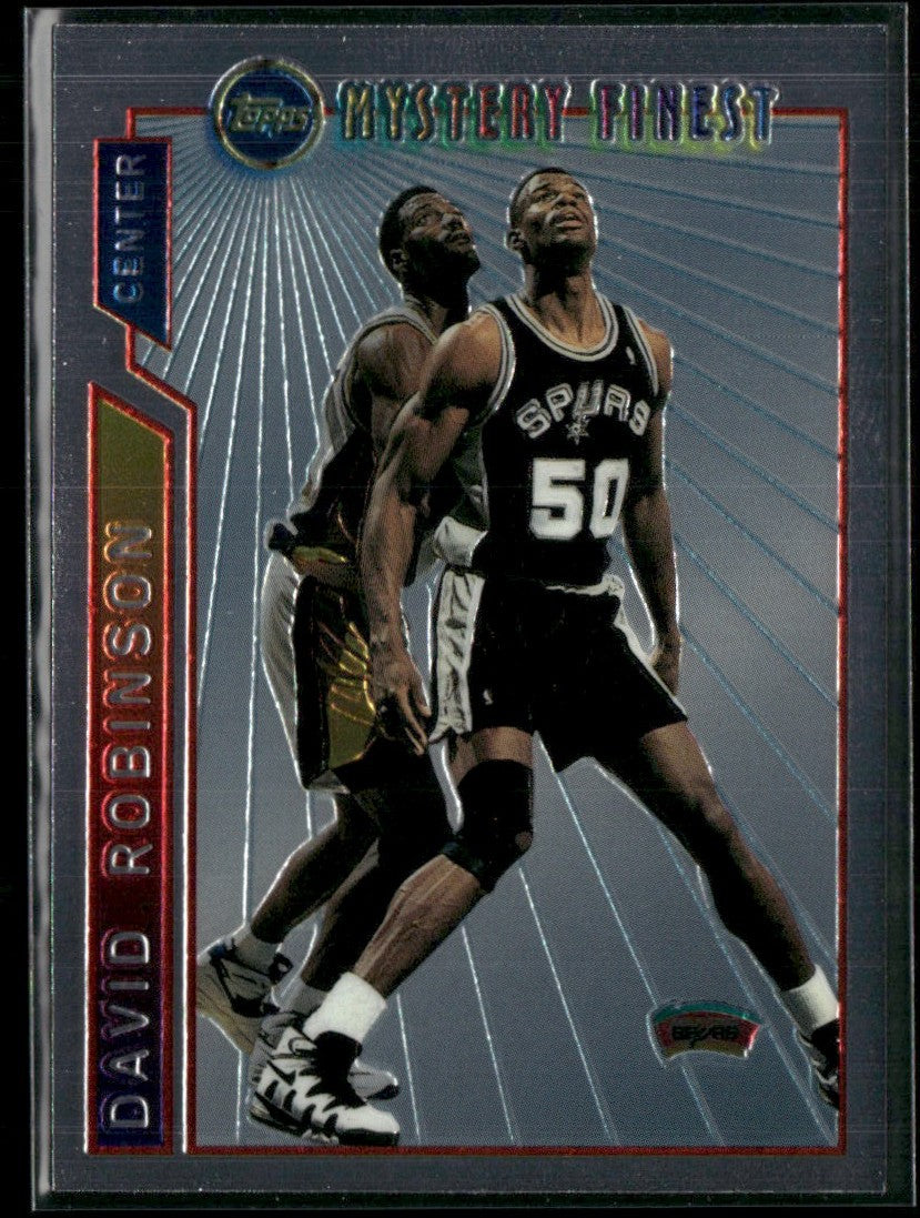 David Robinson 1996 Topps Mystery Finest #M9 San Antonio Spurs
