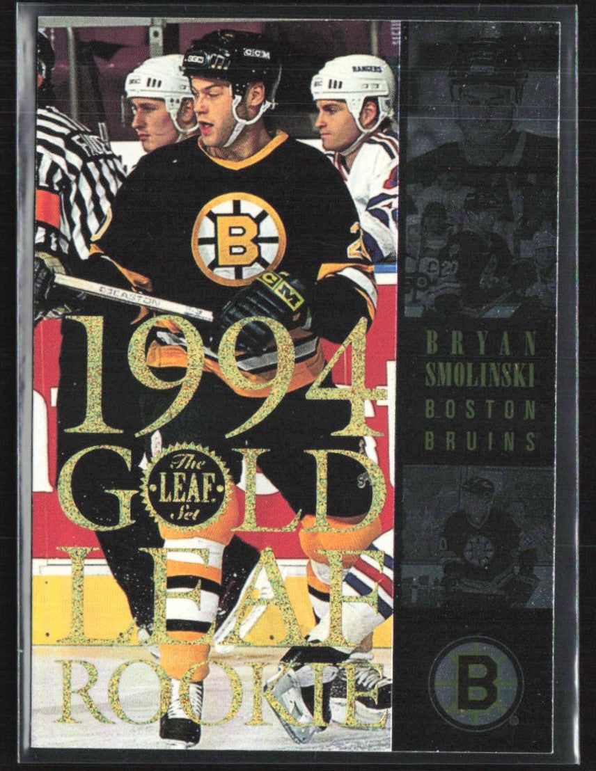 Bryan Smolinski 1994 Leaf Gold RC #14 Boston Bruins
