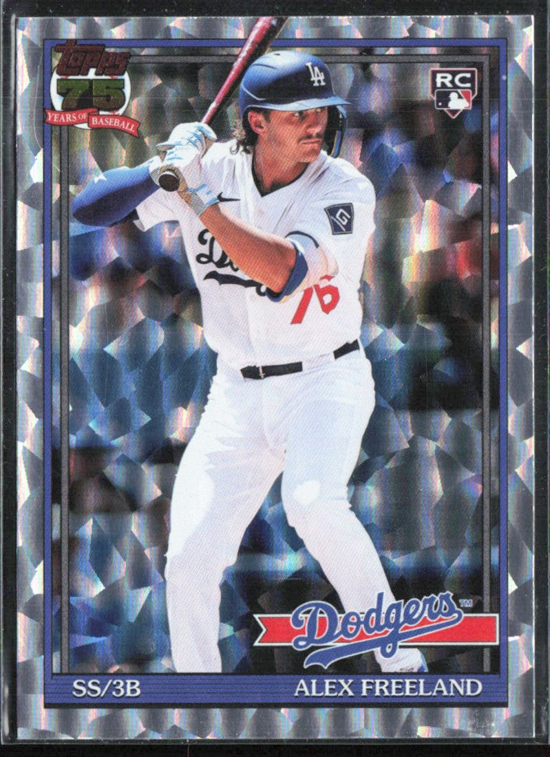 Alex Freeland 2026 Topps 1991 Foilboard RC #T91-35 Los Angeles Dodgers