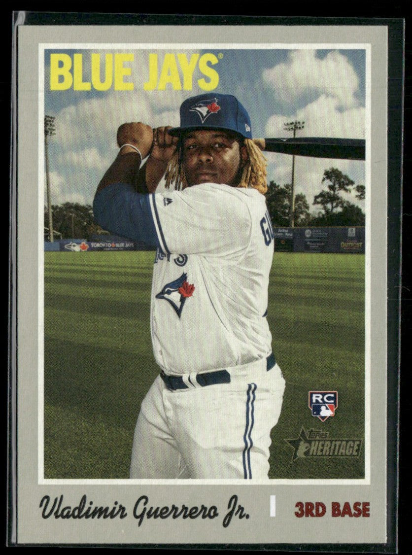 Vladimir Guerrero Jr. 2019 Topps Heritage High Number RC #504 Toronto Blue Jays