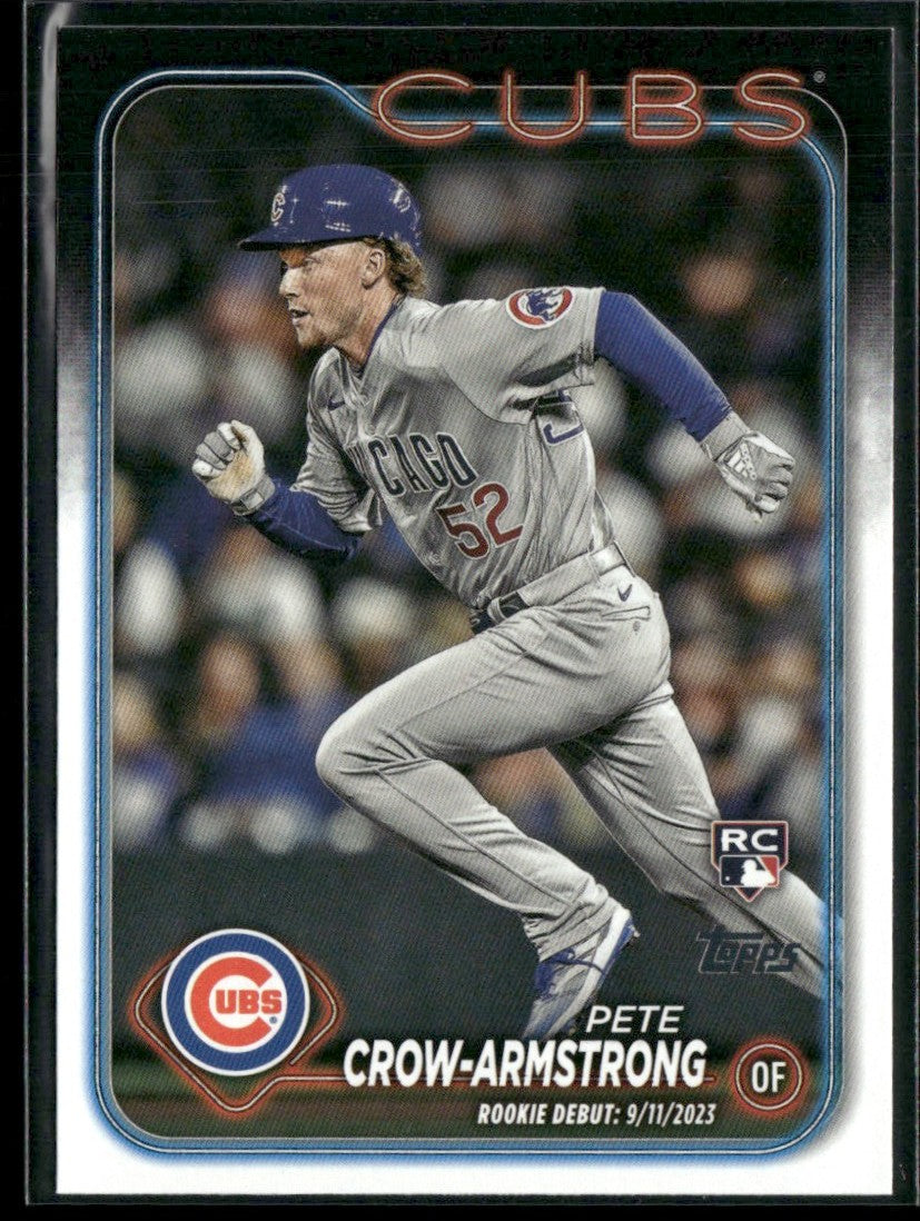 Pete Crow-Armstrong 2024 Topps Update RC #US91 Chicago Cubs
