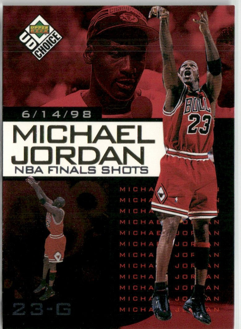 Michael Jordan 1998 UD Choice NBA Finals #10 Chicago Bulls