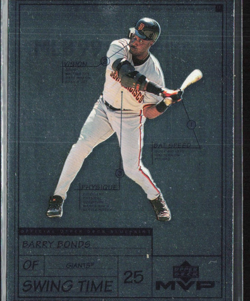 Barry Bonds 1999 Upper Deck MVP Swing Time #S7 San Francisco Giants