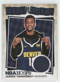 Jarred Vanderbilt 2018 NBA Hoops Rise N Shine Jersey #RNS-JV Denver Nuggets