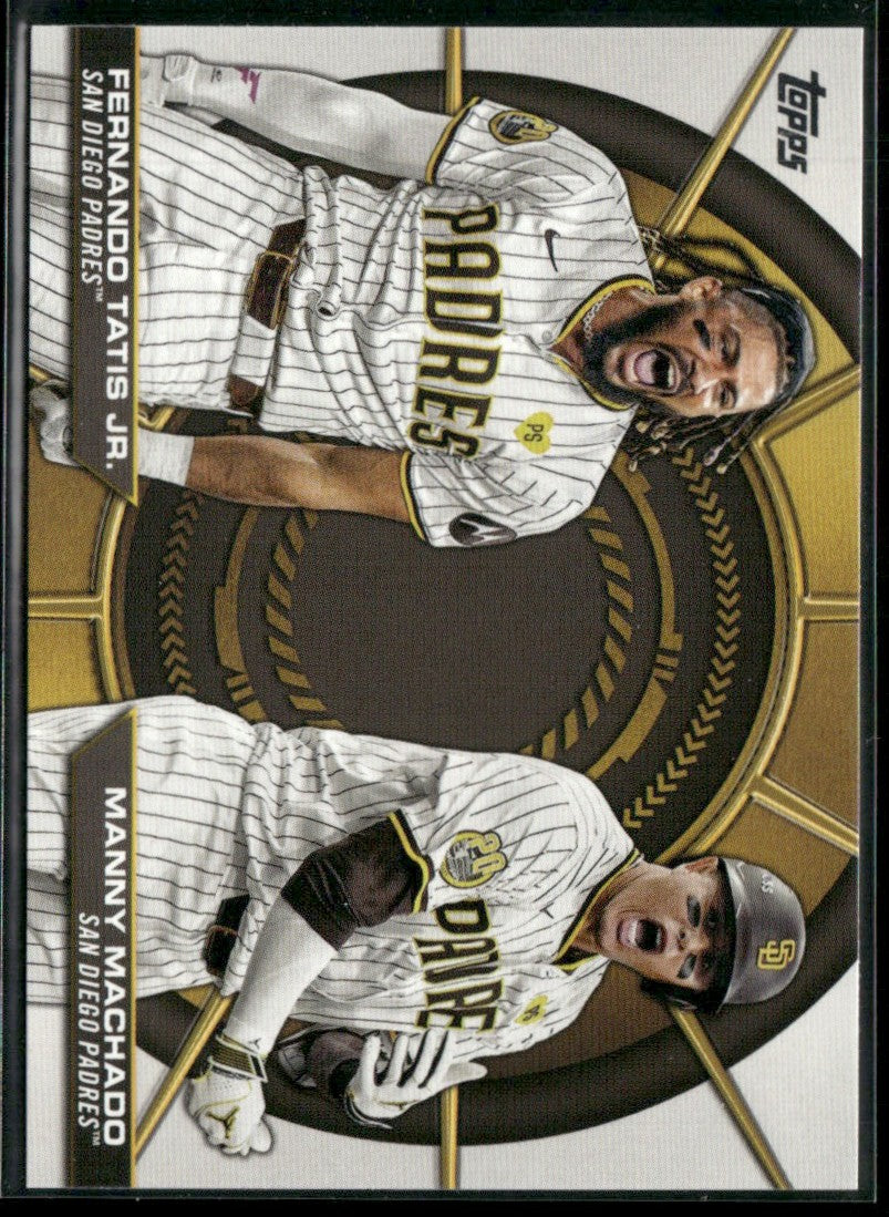 Fernando Tatis Jr./Manny Machado 2025 Topps Dynamic Duos #DD-9 San Diego Padres