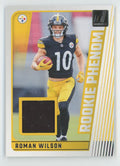 Roman Wilson 2024 Donruss Rookie Phenom RC Jersey #RPJ-RWI Pittsburgh Steelers
