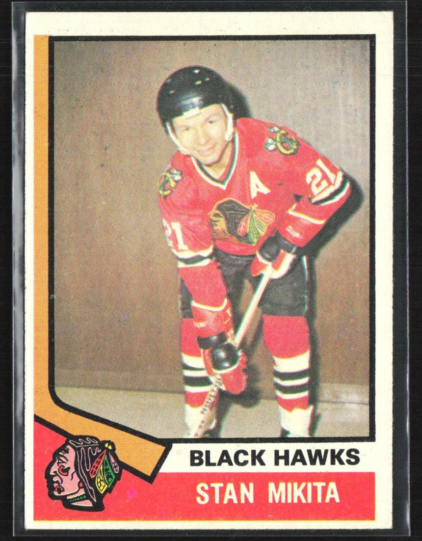 Stan Mikita 1974 Topps #20 Chicago Blackhawks