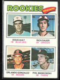 Ault Dauer Gonzalez Mankowski 1977 Topps RC #477
