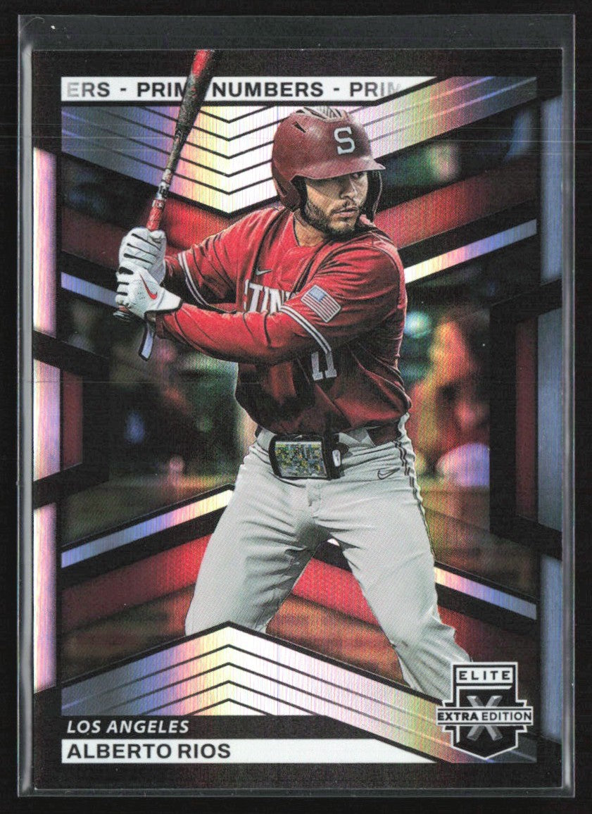 Alberto Rios 2023 Panini Elite Extra Edition Prime Numbers A /200 #27