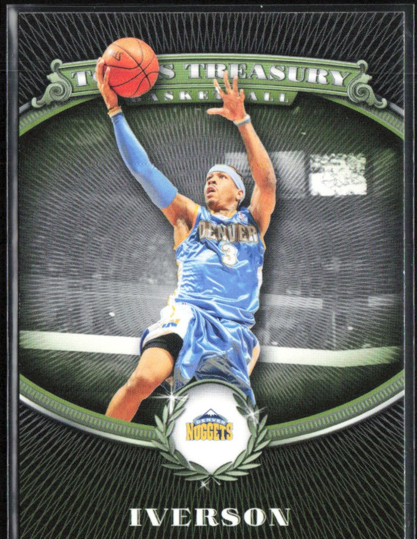 Allen Iverson 2008 Topps Treasury #30 Denver Nuggets