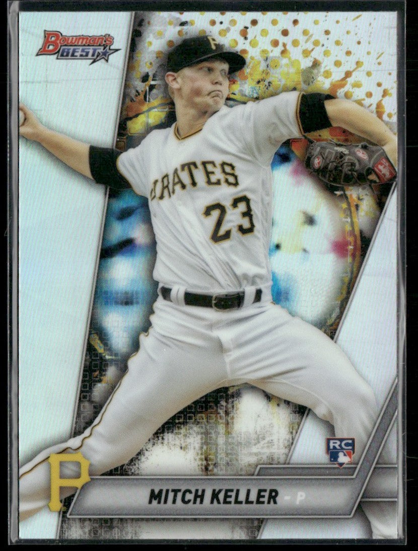 Mitch Keller 2019 Bowman's Best Refractor RC #44 Pittsburgh Pirates