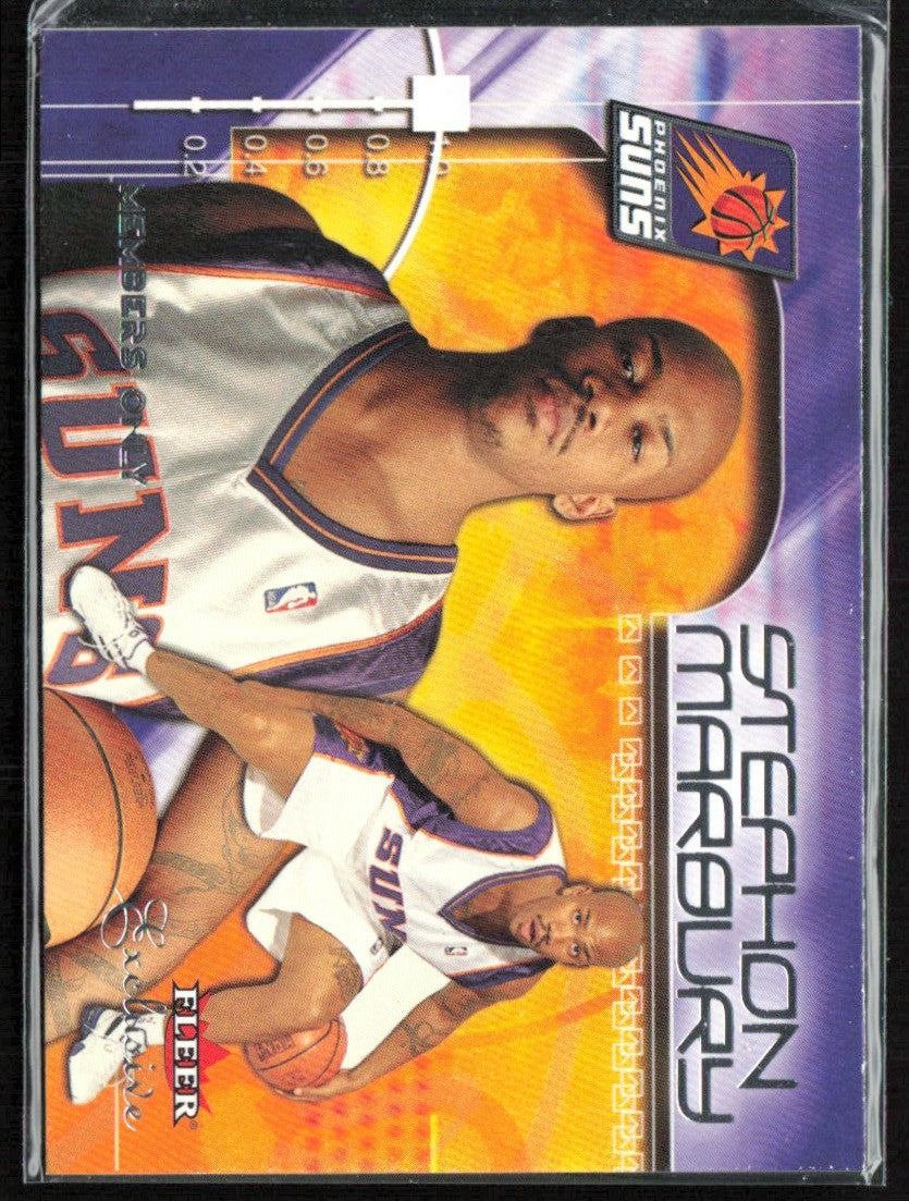Stephon Marbury 2002 Fleer Exclusive Members Only #112 Phoenix Suns