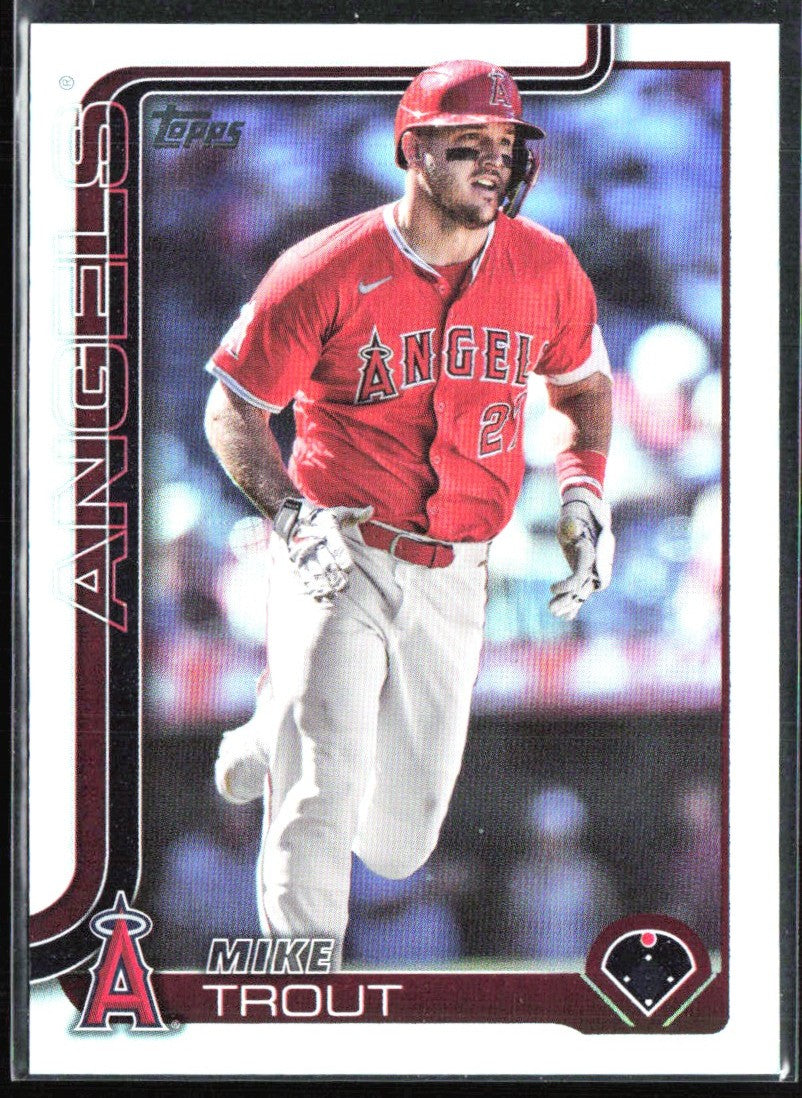 Mike Trout 2025 Topps Rainbow Foil #200 Los Angeles Angels