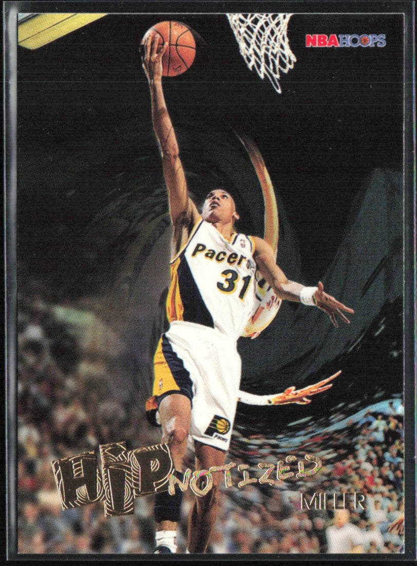 Reggie Miller 1996 NBA Hoops Hipnotized #H9 Indiana Pacers
