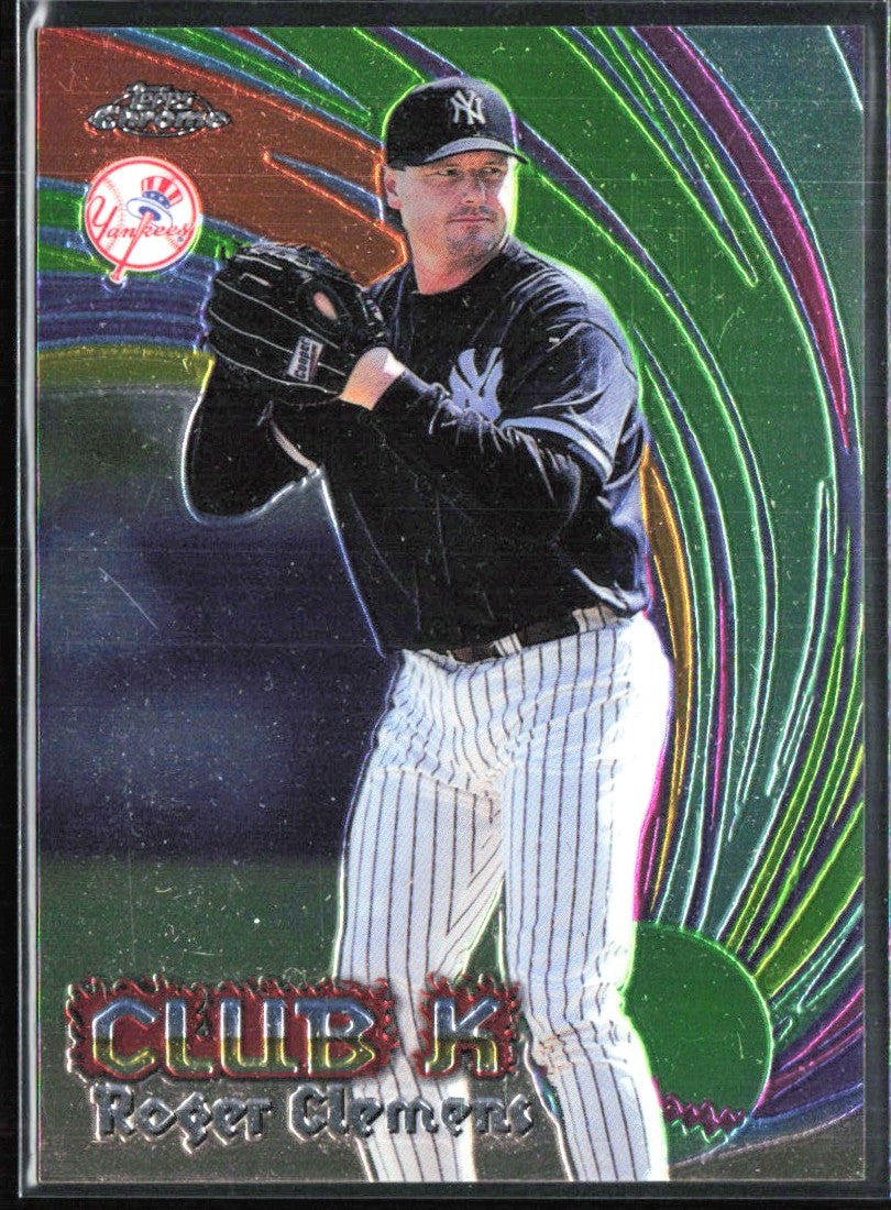 Roger Clemens 1999 Topps Chrome All-Etch #AE25 New York Yankees