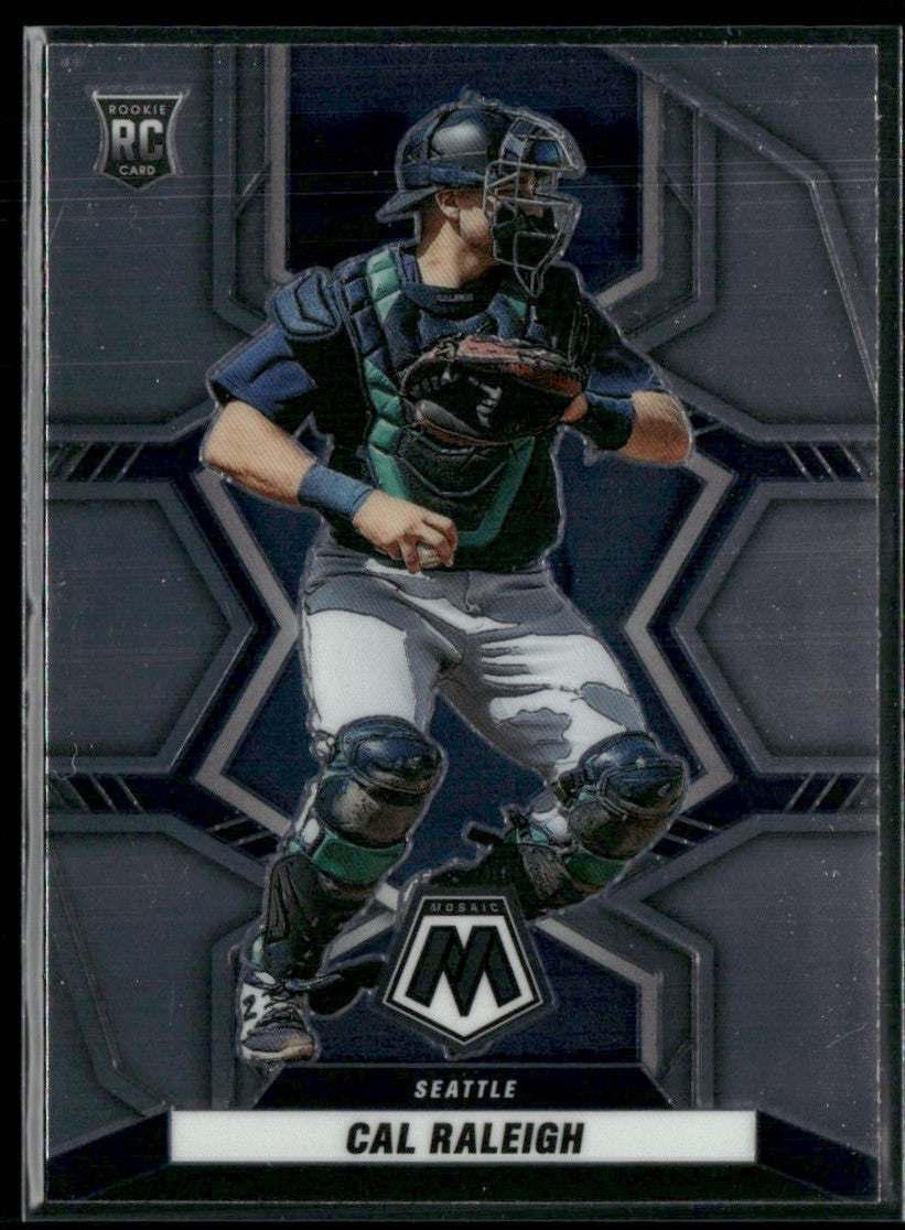 Cal Raleigh 2022 Panini Mosaic RC #242 Seattle Mariners
