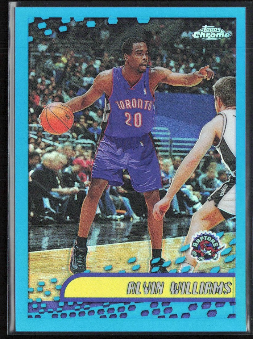 Alvin Williams 2001 Topps Chrome Refractor #116 Toronto Raptors