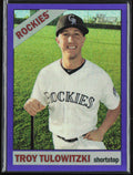 Troy Tulowitzki 2015 Topps Heritage Chrome Purple Refractor #THC-453