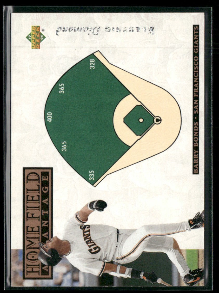 Barry Bonds 1994 Upper Deck Home Field Advantage Electric Diamond #280