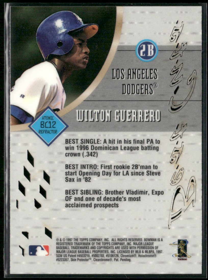 Wilton Guerrero 1997 Bowman's Best Cuts Atomic Refractor #BC12
