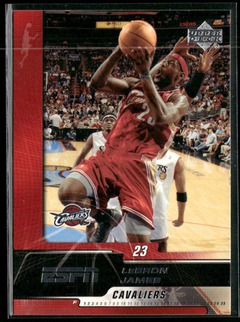 LeBron James 2005 Upper Deck ESPN #14 Cleveland Cavaliers