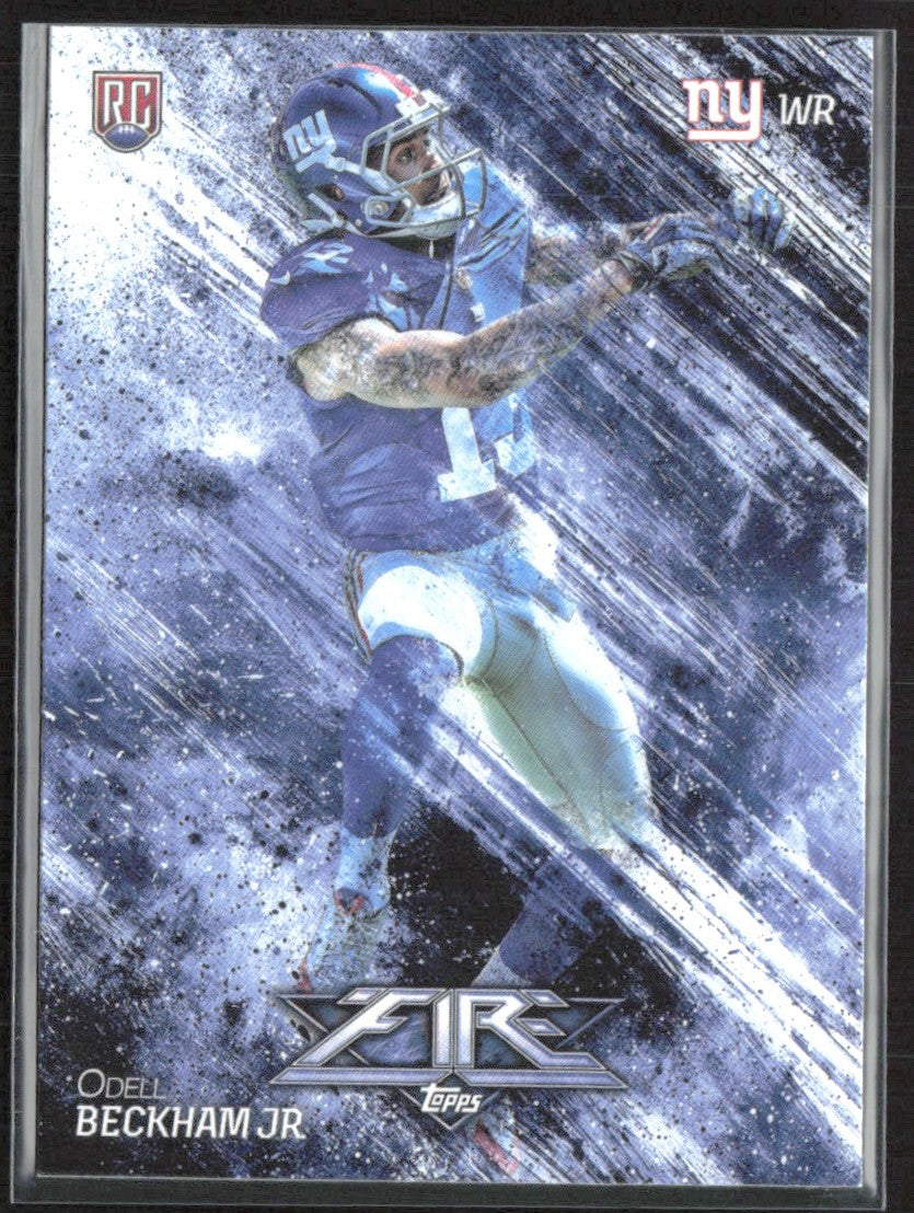 Odell Beckham Jr. 2014 Topps Fire RC #119 New York Giants