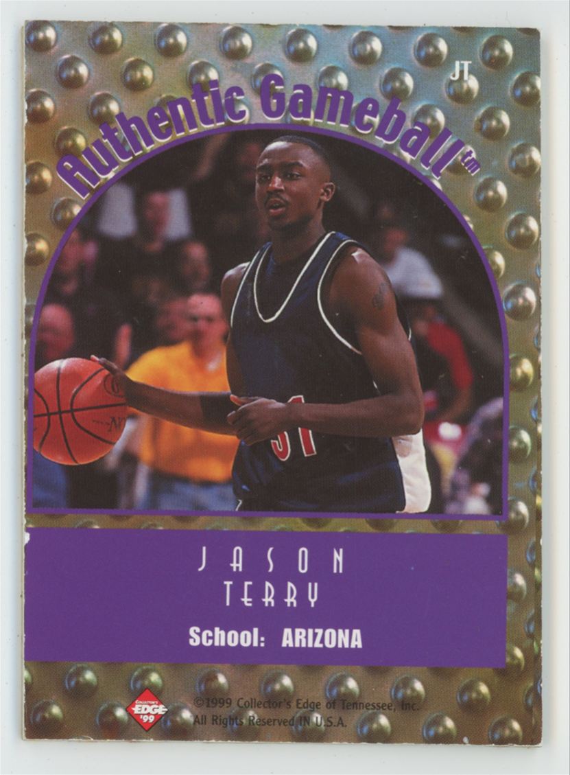Jason Terry 1999 Collector's Edge Rookie Rage Gameball