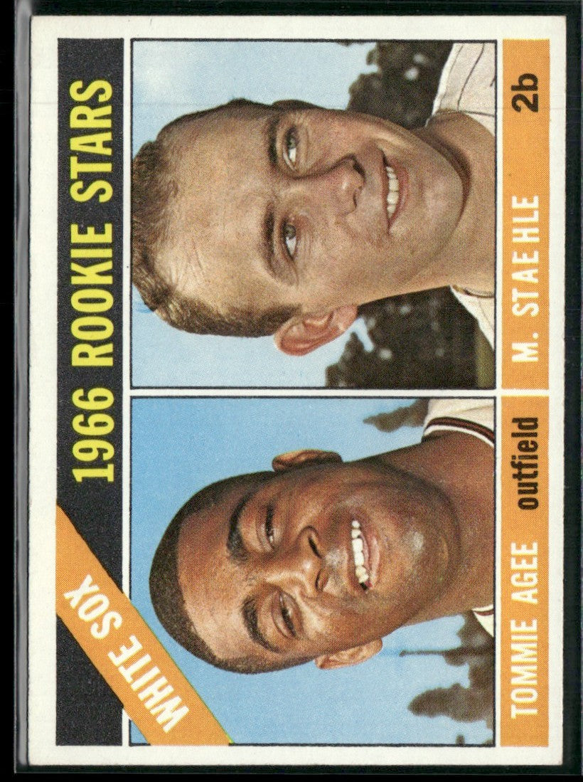 Tommie Agee/Marv Staehle 1966 Topps #164 Chicago White Sox