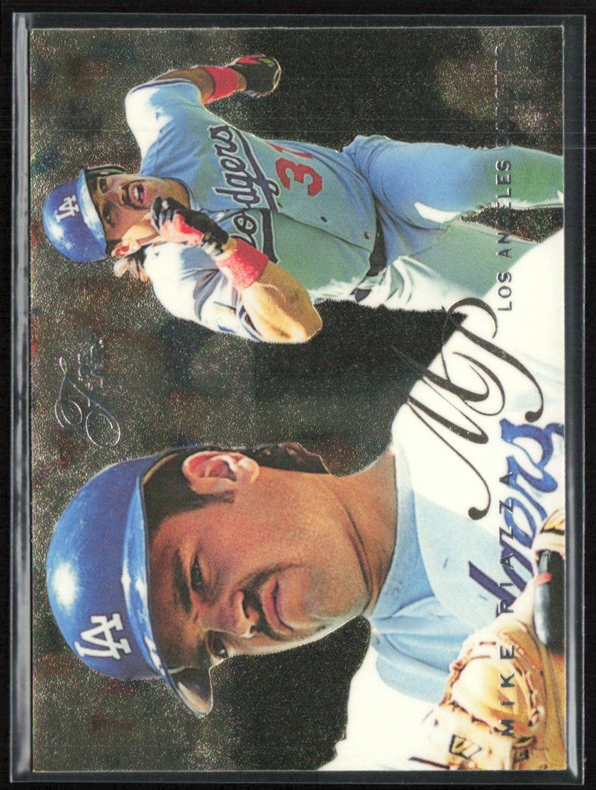 Mike Piazza 1995 Flair #155 Los Angeles Dodgers