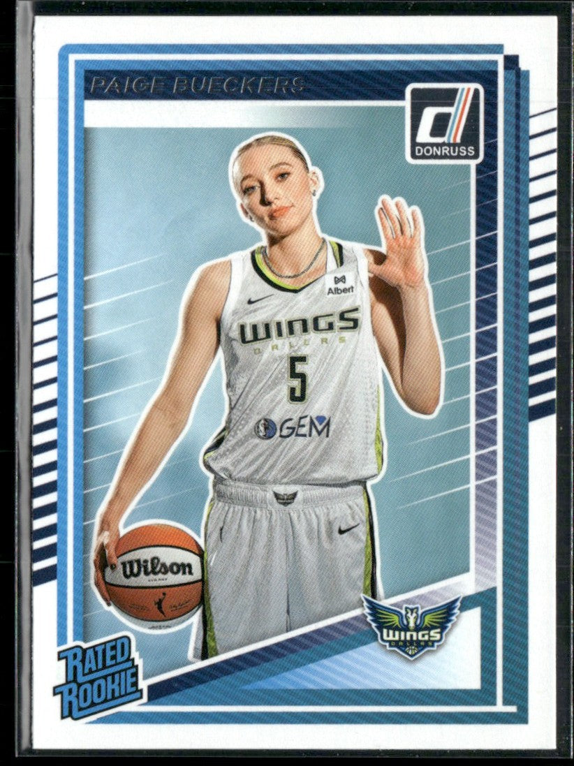 Paige Bueckers 2025 Donruss RC #86 Dallas Wings