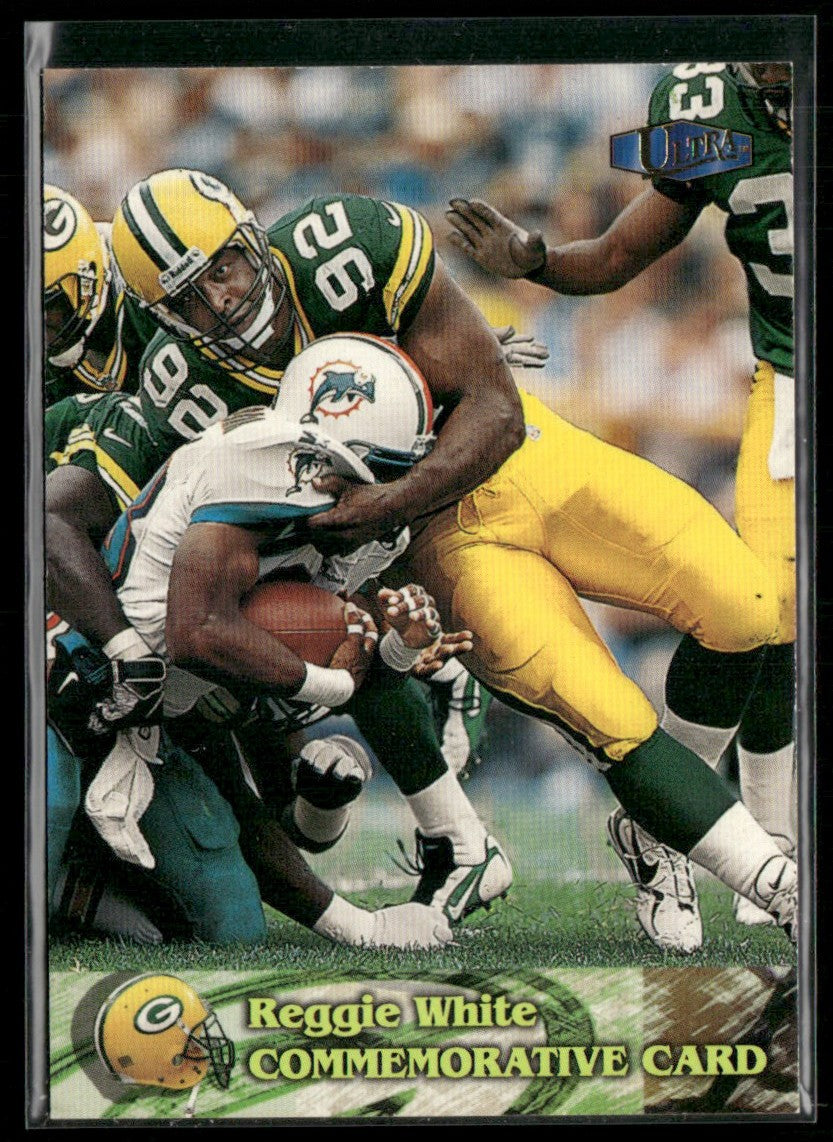 Reggie White 1998 Fleer Ultra Commemorative Card #R1 Green Bay Packers